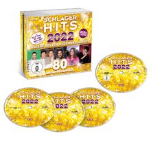 Schlager Hits 2022, 3 CDs und 1 DVD