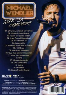 Michael Wendler: Michael Wendler (Live in Concert), DVD