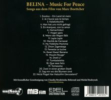Filmmusik: Belina - Music For Peace, CD