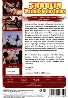 Shaolin: Warteliste des Todes (Blu-ray &amp; DVD im Mediabook), 1 Blu-ray Disc und 1 DVD