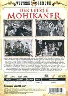 Der letzte Mohikaner (1920), DVD
