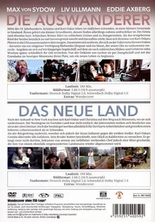 Die Auswanderer / Das neue Land, 2 DVDs