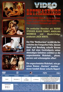VIDEO BETTKARRIERE: Sensation in Kinos, erstmals auf DVD. Ein erotischer Klassiker mit Ingrid Steeger und Jack White.
