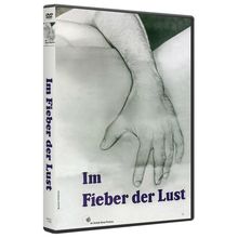 „Im Fieber der Lust“ auf dem Cover. Darstellung einer Hand auf einem Körper, minimalistische Schwarz-Weiß-Optik.