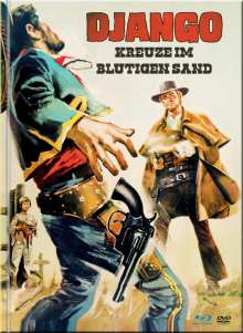Django - Kreuze im blutigen Sand (Blu-ray &amp; DVD im Mediabook), 1 Blu-ray Disc und 1 DVD