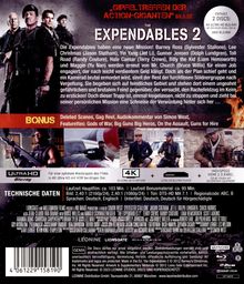 The Expendables 2 - Back For War (Ultra HD Blu-ray &amp; Blu-ray), 1 Ultra HD Blu-ray und 1 Blu-ray Disc