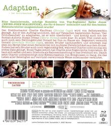 Adaption (Blu-ray), Blu-ray Disc