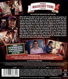 „Die Schule der magischen Tiere 4 – Der Film“, „Das magische Abenteuer geht weiter!“. Cover von einem DVD-Film.