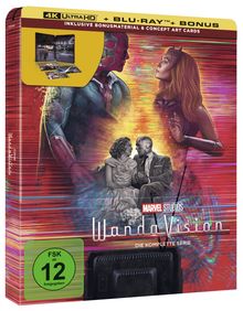 WandaVision (Ultra HD Blu-ray &amp; Blu-ray im Steelbook), 2 Ultra HD Blu-rays und 2 Blu-ray Discs