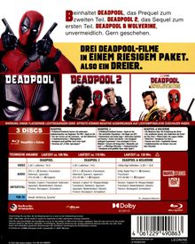 Deadpool 3-Movie-Collection (Blu-ray), 3 Blu-ray Discs