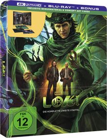 Loki Staffel 2 (Ultra HD Blu-ray &amp; Blu-ray im Steelbook), 2 Ultra HD Blu-rays und 2 Blu-ray Discs