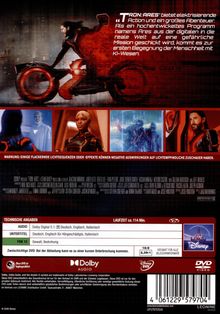 TRON: ARES; bietet elektrisierende Action; Dolby Digital 5.1; Sprachen: Deutsch, Englisch, Italienisch; Laufzeit: 114 Min.