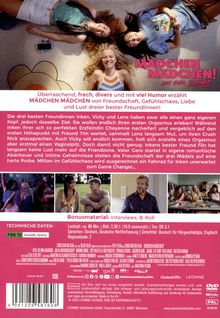 Titel: "MÄDCHEN MÄDCHEN! HOT GIRL SUMMER". Drei junge Frauen liegen lachend auf dem Boden.