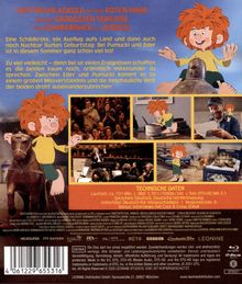 Text: "Der freche Kobold mit den roten Haar und der großen Vorliebe für Schabernack ist zurück!" Oben ein Kobold-Charakter mit rotem Haar und frechem Gesichtsausdruck. Unten mehrere kleine Szenenbilder: ein Mann mit Mikrofon, ein Orchester, eine Frau, die lacht, und weitere Bilder mit dem Kobold in verschiedenen Situationen. Technische Daten wie Lauflänge und Spracheninfos stehen unten.