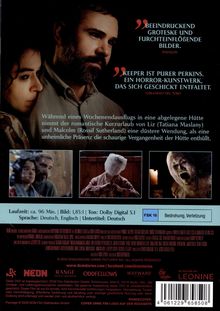 Texte: Eindrucksvoll groteske Bilder, KEEPER ist pures Horror-Kunstwerk, zieht dunkle Vergangenheit ans Licht. Zwei Personen blicken ernst.