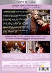 "Mit großer Authentizität", ARD Brisant. "Brillieren in den Hauptrollen", DER SPIEGEL. Oben ein Paar, unten ein Esstisch.