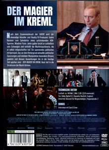 „DER MAGIER IM KREML“, politisches Intrigenspiel, tief in Machtstrukturen; Laufzeit 140 Min.; Bonus: Interviews.