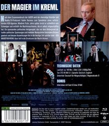 "DER MAGIER IM KREML", Beschreibung der Handlung, technische Daten: Laufzeit 145 Min, Bild 2.39:1, Ton DTS HD MA 5.1.