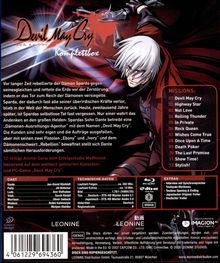 "Devil May Cry: Komplettbox. Missions: 01 Devil May Cry, 02 Highway Star... Technische Daten, Extras, Cast: Dante – Jan-David Rönfeldt."
