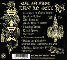 Watain: Die In Fire: Live In Hell, CD