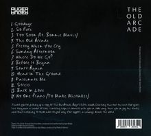 Trackliste: 1. Goodbye 2. So Pure 3. Too Soon 4. The Old Arcade 5. Pretty When You Cry. Dunkler Hintergrund, handgeschriebener Stil.