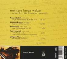 Andreas Grau &amp; Götz Schumacher - Mehrere kurze Walzer 4-hdg., CD