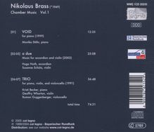Nikolaus Brass (geb. 1949): Kammermusik Vol.1, CD