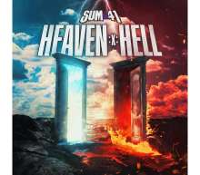 Sum 41: Heaven :x: Hell (Indie Exclusive Edition) (Black &amp; Red Quads With Cyan Splatter Vinyl), 2 LPs