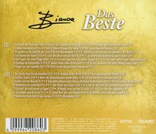 Logo-Text: Bianca. Titel: Das Beste. Zwei CDs mit Titeln wie "Die Rosen der Madonna" und "Im Sturm der Nacht".