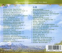 Zwei CDs mit insgesamt 40 Liedern, darunter "Stimmen der Berge - Fang dir die Sonne" und "Melissa Naschenweng - Die Sehnsucht".