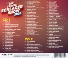 "Die grosse Schlager Show 2026" Album enthält Tracks von Fantasy, Florian Silbereisen, Ella Endlich und weiteren Künstlern auf 2 CDs.