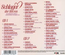 "Schlager der Herzen: Die größten Liebes & Herzschmerz Schlager Hits. Zwei CDs mit Titeln von Künstlern wie Jürgen Marcus und Fantasy."