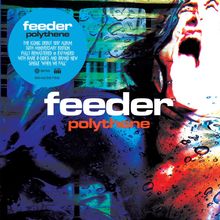 „Feeder Polythene“ und mehr über das Album. Illustration mit einer schreienden Person voller farbiger Wassertröpfchen.