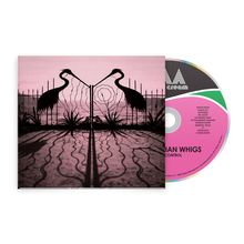 CD-Hülle mit dem Text „AFGHAN WHIGS - IN SPADES“. Artwork: Zwei symmetrische Vögel an einem Tor im Schatten.