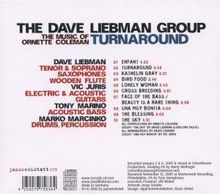 David "Dave" Liebman (geb. 1946): Turnaround: The Music Of Ornette Coleman, CD