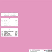 Titel: SAN PAOLO DI GALATINA  
Künstler: Raül Refree & Maria Mazzotta  
Trackliste: 10 Titel in zwei Teilen (A, B).