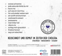 Stefan Sterzinger: Keuschheit &amp; Demut in Zeiten der Cholera, CD