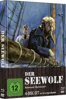 Der Seewolf (1971) (Komplette Serie) (Blu-ray &amp; DVD im Mediabook), 2 Blu-ray Discs und 2 DVDs