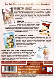 Doris Day Collection  (3 Filme &amp; 1 CD), 3 DVDs und 1 CD