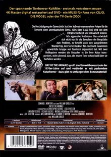 "Der spannende Tierhorror-Kultfilm - erstmals digital restauriert auf DVD. Ein Muss für Fans von CUJO, DIE VÖGEL oder ZOO!"