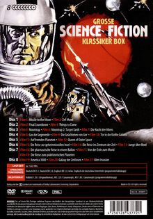 Große Science Fiction Klassiker Box (21 Filme auf 8 DVDs), 8 DVDs