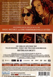 Knistern, Erotik-Thriller, Basic Instinct, verhängnisvolle Affäre. Zwei Frauen, intensiv, sinnlich-düster. Sprache: Deutsch, Englisch.