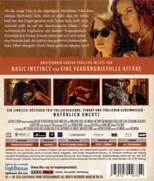 Text: "Knisterneder Erotik-Thriller im Stil von Basic Instinct und Eine Verhängnisvolle Affäre. Natürlich uncut!" 

Beschreibung: Zwei Frauen, eine mit Sonnenbrille, nah beieinander, und eine weitere Szene mit einem Paar in Nähe.