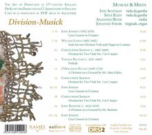 Division-Musick - The Art of Diminution in 17th-Century England, CD