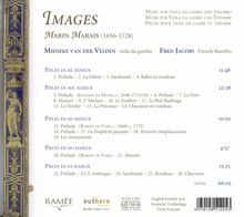 Marin Marais (1656-1728): Images - Pieces für Viola da gamba &amp; Theorbe, CD
