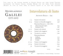 Michelangelo Galilei (1575-1631): Intavolatura di liuto, CD