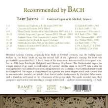 Bart Jacobs - Recommended by Bach, CD