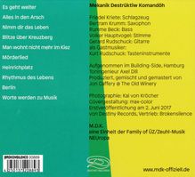 MDK (Mekanik Destrüktiw Komandöh): Manifestation, CD