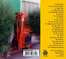 Trackliste: 1. Ameisenstaat, 2. Was ist bloss passiert?, ... 23. FickensaufenSchalke. Illustration: Unscharfer oranger Gegenstand.
