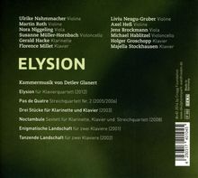 Detlev Glanert (geb. 1960): Kammermusik "Elysion", CD